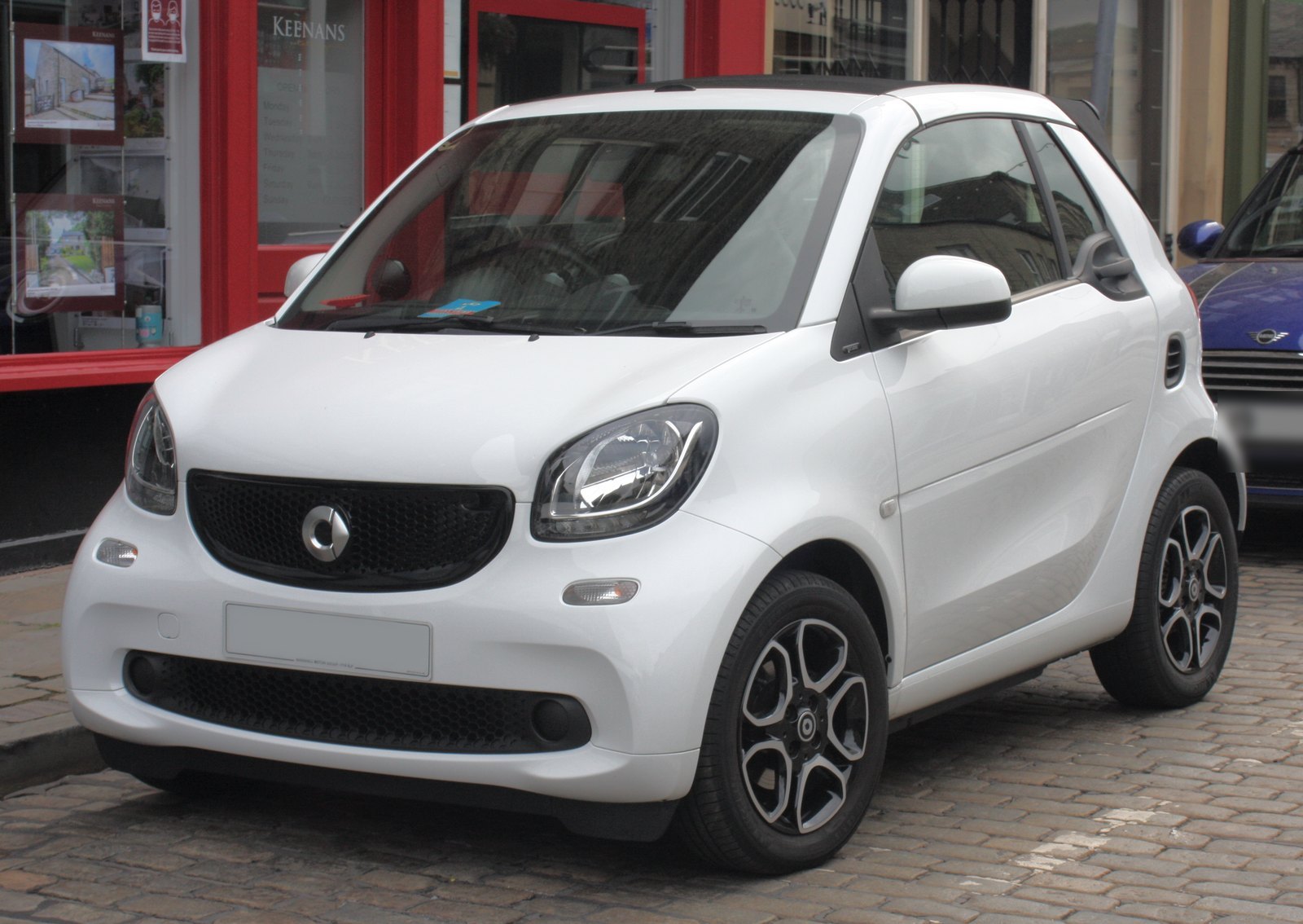 Smart fortwo cabrio, пример модели
